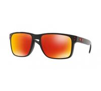Oakley Man Oakley OO9417 HOLBROOK XL 941708 Sunglasses O_matter Black Red Squared Polarized Prizm