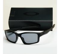 Oakley Sunglasses Polarized Chainlink Black Matte Grey Square OO 9247 15