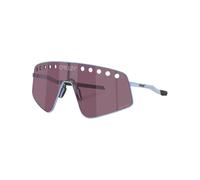 Oakley - Sunglasses - Sutro TI Sweep Polished Stonewash Prizm Road Black in Titanium - Grey Grey