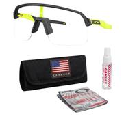 Oakley SUTRO LITE LOW BRIDGE FIT COURT OO9463A Sunglasses w/Official Kit, Matte Black Frame | Clear Lens, One size