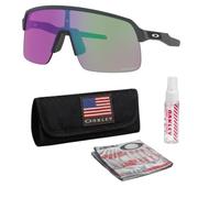 Oakley SUTRO LITE LOW BRIDGE FIT OO9463A Sunglasses w/Official Eyewear Kit, Matte Carbon Frame | Prizm Golf Lens, One size