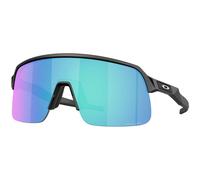 Oakley OO9496 Sutro Lite S Polarized Rectangular Sunglasses, Matte Black/Sapphire Prizm, 34mm, Matte Black/Prism Sapphire, 34mm, Matte Black/Sapphire Prism, 34 mm