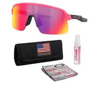 Oakley SUTRO LITE S NEON POP COLLECTION OO9496 Sunglasses With Official Kit, Pink Frame | Prizm Road Lens, One size