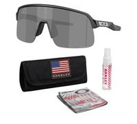 Oakley SUTRO LITE S OO9496 Rectangle Sunglasses With Official Eyewear Kit, Matte Black Frame | Prizm Black Lens, One size