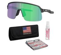 Oakley SUTRO LITE S OO9496 Rectangle Sunglasses With Official Eyewear Kit, Matte Black Frame | Prizm Jade Lens, One size