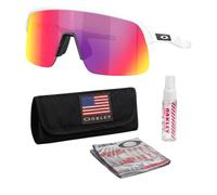 Oakley SUTRO LITE S OO9496 Rectangle Sunglasses With Official Eyewear Kit, Matte White Frame | Prizm Road Lens, One size