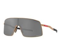 Oakley Man OO6013 SUTRO TI 601305 Sunglasses Titanium Gold Grey Mask Normal Prizm