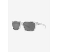 Oakley Sylas Polished Clear Glasses with Prizm Black Lenses