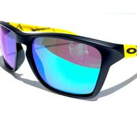 Oakley SYLAS Tour De France Matte Black POLARIZED Galaxy Jade Sunglass 9448