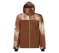 Oakley Tc Skull Reduct Shell Jacket, Carafe/Brown Clouds Print, XL