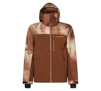 Oakley Tc Skull Reduct Shell Jacket, Carafe/Brown Clouds Print, XL