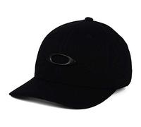 Oakley Tin Can Carbon Fiber Stretch-Fitted Cap, Black, L/XL