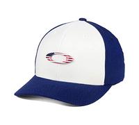 Oakley Tin Can USA Stretch-Fitted Cap Blue/White