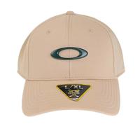Oakley Tincan Cap Men's FlexFit 6 Panel Stretch Baseball Hat Beige Humus L/XL