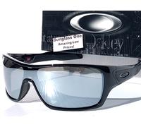 Oakley TURBINE ROTOR Shiny Blackout POLARIZED Galaxy Chrome Mirror Sunglass 9307