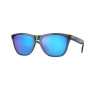 Oakley Unisex Oakley OO9013 FROGSKINS 9013F6 Sunglasses O_matter Black Blue Squared Polarized Prizm