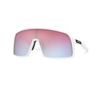Oakley Sutro Polished White Sunglasses with Prizm Snow Sapphire Lenses