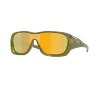 Oakley Unisex Oakley OO9493 DE LA SALLE 949305 Sunglasses O_matter Green Gold Squared Normal Prizm