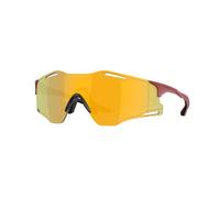 Oakley Cybr Zero Glasses Matte Iron Red with Prizm 24K Lens