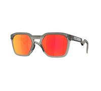 Oakley Unisex Oakley OO9533 HSTN SQ 953302 Sunglasses O_Matter Grey Red Squared Normal