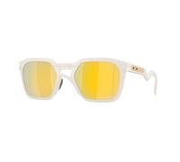 Oakley Unisex Sunglass OO9533 HSTN SQ - Frame color: Matt Mist, Lens color: Prizm 24K Polarized