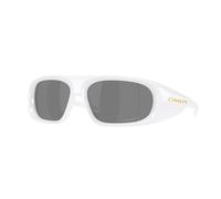 Oakley Oo9491 Belleville Rectangular Sunglasses, Pearl White/Prizm Black, 61 mm