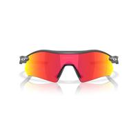 Oakley Unisex Radar Plate Rectangular Sunglasses, Grey / Prizm Ruby, L