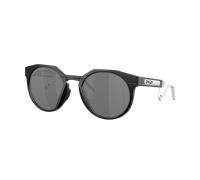 Oakley Unisex Sunglass HSTN Metal - Frame color: Matte Black, Lens color: Prizm Black