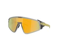 Oakley Unisex Sunglass Latch™ Panel Alloy Collection - Frame color: Matte Grey Ink, Lens color: Prizm 24K