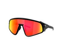 Oakley Unisex Sunglass Latch™ Panel - Frame color: Matte Black, Lens color: Prizm Ruby