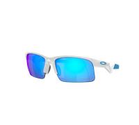 Oakley Unisex Sunglass OJ9013 Capacitor (Youth Fit) - Frame color: Polished White, Lens color: Prizm Sapphire