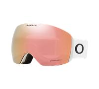 Oakley Unisex Sunglass OO7050 Flight Deck™ L Snow Goggles - Frame color: Matte White, Lens color: Prizm Rose Gold Iridium