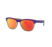 Oakley Unisex Sunglass OO9013 Frogskins™ Splatterfade Collection - Frame color: Pink Blue Fade Silver, Lens color: Prizm Ruby