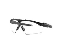 Oakley Unisex Sunglass OO9060 SI Ballistic M Frame 2.0 Matte Black w/ Clear & Grey ANZI Z87.1 - Frame color: Black, Lens color: Clear