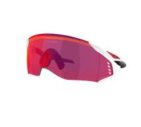 Oakley Unisex Sunglass OO9501 Velo Kato™ - Frame color: Matte White, Lens color: Prizm Road