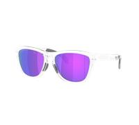 Oakley Unisex Sunglass OO9503 Frogskins™ Range XL - Frame color: Matte Clear, Lens color: Prizm Violet
