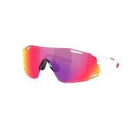 Oakley Unisex Sunglass OO9513D Cybr Dyno - Frame color: Polished White, Lens color: Prizm Road