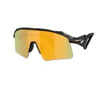 Oakley Unisex Sunglass OO9519 Stunt Wing Gridiron Collection - Frame color: Matte Black Splatter, Lens color: Prizm 24k