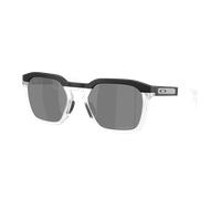 Oakley Unisex Sunglass OO9533 HSTN SQ - Frame color: Matte Black, Lens color: Prizm Black Polarized