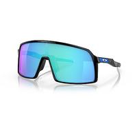 Oakley Unisex Sunglasses, Black Polished, Prizm Sapphire, 37