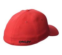 Oakley Unisex's 6 Panel Stretch Hat Embossed, Red Line, S/M