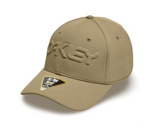 Oakley Unisex's Embossed 6 Panel Stretch Hat Cap, Coyote, L-XL