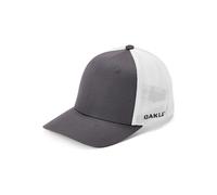 Oakley Unisex's Golf Cresting Trucker Hat Cap, Forged Iron/White, Small-Medium