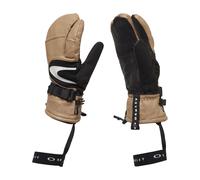 Oakley - Warm and waterproof 3-finger mittens - Timberline 3-Finger Pebble for Men in Leather - Size XL - Beige Beige XL