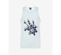 Oakley Waterscape Hibiscus sleeveless T-shirt light blue dark blue - XL