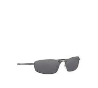 Oakley Whisker Rectangle Metal Frame Sunglasses, Black, Men Black