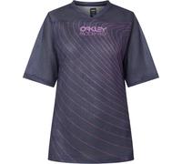 OAKLEY WMNS FACTORY PILOT RC SS Women's Jersey black-fathom pink M