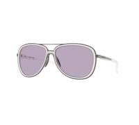 Oakley Woman OO4129 SPLIT TIME 412929 Sunglasses Metal White Round Normal