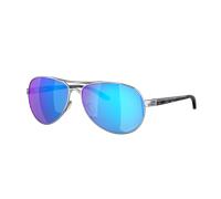 Oakley Woman Sunglass Feedback - Frame color: Polished Chrome, Lens color: Prizm Sapphire Polarized