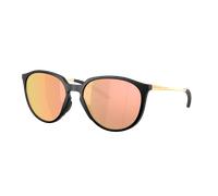 Oakley Woman Sunglass Sielo - Frame color: Matte Black, Lens color: Prizm Rose Gold Polarized